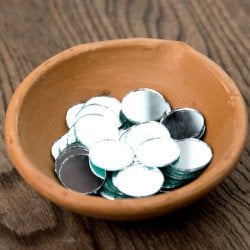 【およそ50枚入り】丸型鏡セット 直径約14mm