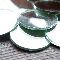 【およそ50枚入り】 丸形鏡セット 【直径約25mm】 - サブ2