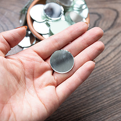 【およそ50枚入り】 丸形鏡セット 【直径約25mm】 - サブ3