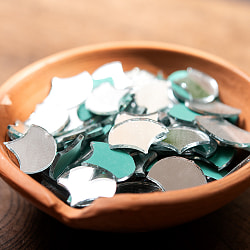 【およそ120枚入】扇型鏡セット 約15mm×約17mm - サブ2