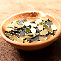 【およそ270枚入】オーバル型ゴールド鏡セット 約7mm×約15mm - サブ2