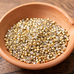 ダイヤカットのグラスビーズ [約3mm クリア-50g] - サブ2