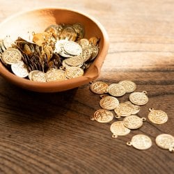 インドのレプリカコインパーツセット [50g およそ200個程度]