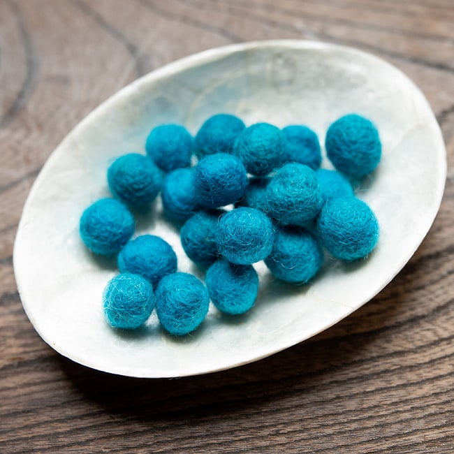 手作りのぬくもりがあたたかい ウールのフェルトボール10mmの選択用写真