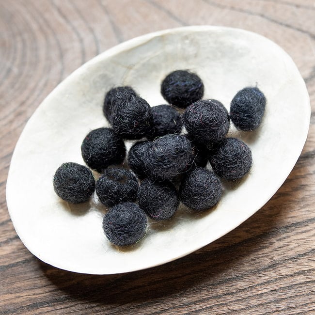 手作りのぬくもりがあたたかい ウールのフェルトボール10mmの選択用写真