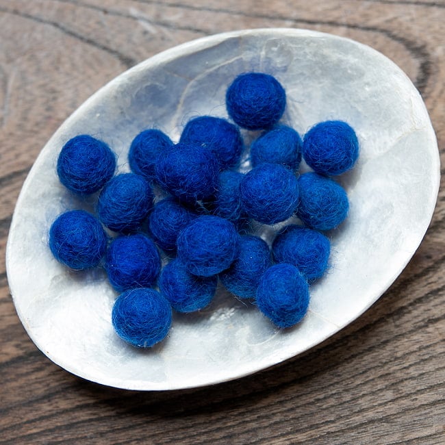 手作りのぬくもりがあたたかい ウールのフェルトボール10mmの選択用写真
