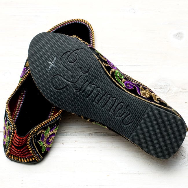 インドのサンダル - 【親指あり-踵ゴム】 5 - 裏面の写真です。