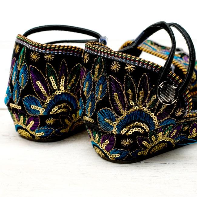 インド　刺繍　サンダル　エスニック インド刺繍チャッパル - アジアン・エスニックファッションの