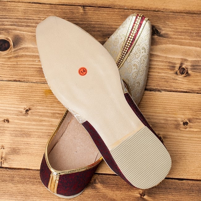 男性用宮廷靴 - モジャリ 7 - 裏面はこのようになっています。