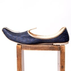 男性用宮廷靴 - モジャリネイビー - サブ4