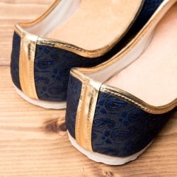 男性用宮廷靴 - モジャリネイビー - サブ5