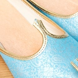 男性用宮廷靴 - モジャリアクアブルー - サブ3