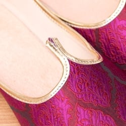 男性用宮廷靴 - モジャリパープル - サブ3