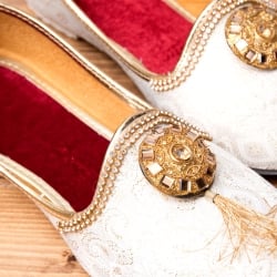 男性用宮廷靴 - モジャリホワイト - サブ3