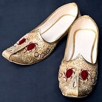 男性用宮廷靴 - モジャリゴールドの商品写真