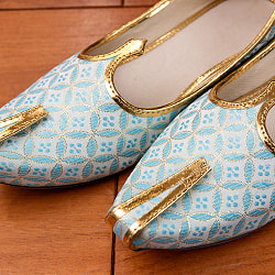 男性用宮廷靴 - モジャリライトブルー - サブ2