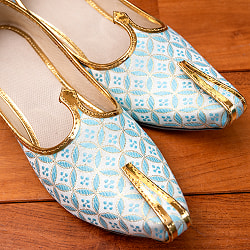 男性用宮廷靴 - モジャリライトブルー - サブ3