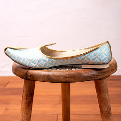 男性用宮廷靴 - モジャリライトブルー - サブ4