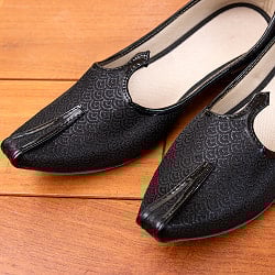 男性用宮廷靴 - モジャリブラック - サブ2