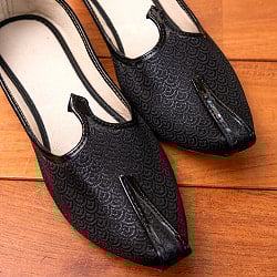 男性用宮廷靴 - モジャリブラック - サブ3