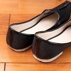 男性用宮廷靴 - モジャリブラック - サブ5