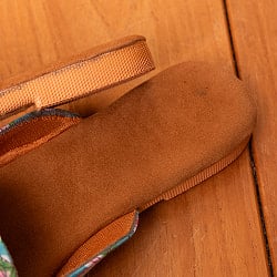 ウッドブロックで彩られた フラットミュール - サブ5