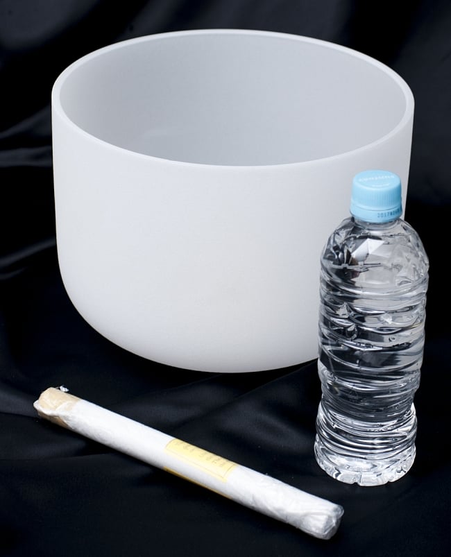 E音程】第3チャクラ（solar plexus）クリスタルシンギングボウル 直径