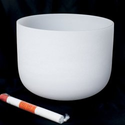 【D音程】第2チャクラ（navel retion）クリスタルシンギングボウル 直径28.5cmの商品写真