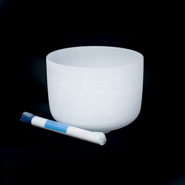 第 5 チャクラ 音階G 19㎝ ハンドメイドシンギングボウル 【4