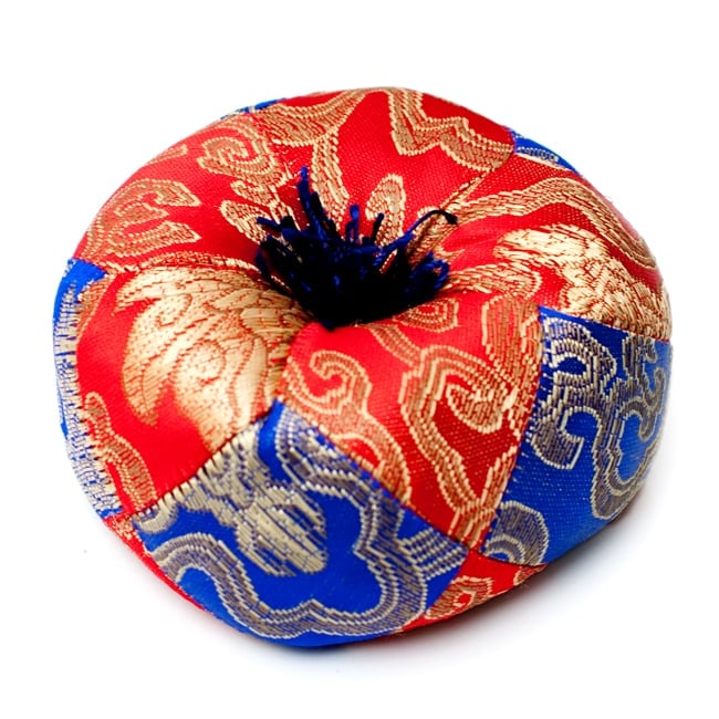 シンギングボウル用マット（10cm）【赤と青】の写真