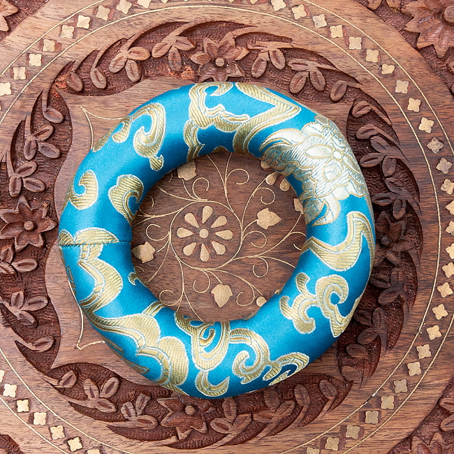 シンギングボウル用マット(11-12cm) 12 - 8.水色