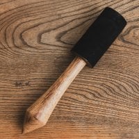 シンギングボウル大スティック マレット - レザーフェルト