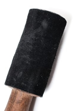 シンギングボウルスティック - レザーフェルト長さ20cm x 直径4cm程度 - サブ2