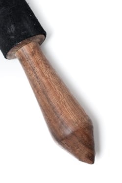 シンギングボウルスティック - レザーフェルト長さ20cm x 直径4cm程度 - サブ4