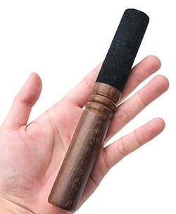 シンギングボウルスティック レザーフェルト 19cm x 2.5cm - サブ2