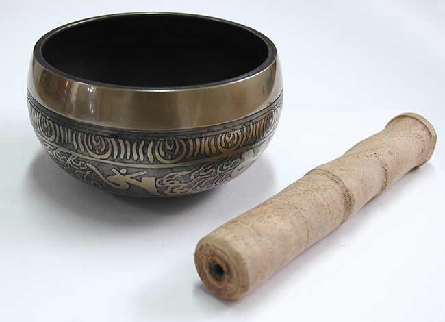 no12 チベット産 シンギングボウル 新品 チベタンボウル 27cm 1839