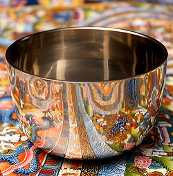 高音質シンプルシンギングボウル 約13cm - サブ4