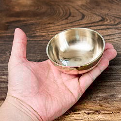 高音質シンプルシンギングボウル 8.6cm平型 - サブ5