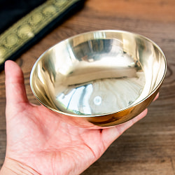 高音質シンプルシンギングボウル14.7cm平型 - サブ5