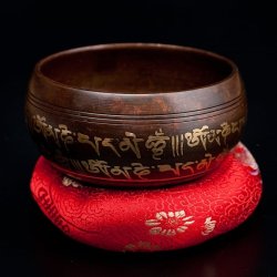 【一点物】チベタンシンギングボウル【音階:F】 354g(スティック付属)の商品写真