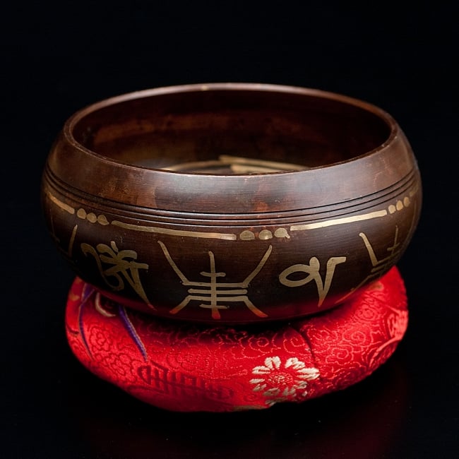 【一点物】チベタンシンギングボウル【音階:E】 424g(スティック付属)の写真