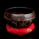 【一点物】チベタンシンギングボウル【音階:F】 440g(スティック付属)の商品写真