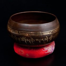 【一点物】チベタンシンギングボウル【音階:B】 668g(スティック付属)の商品写真