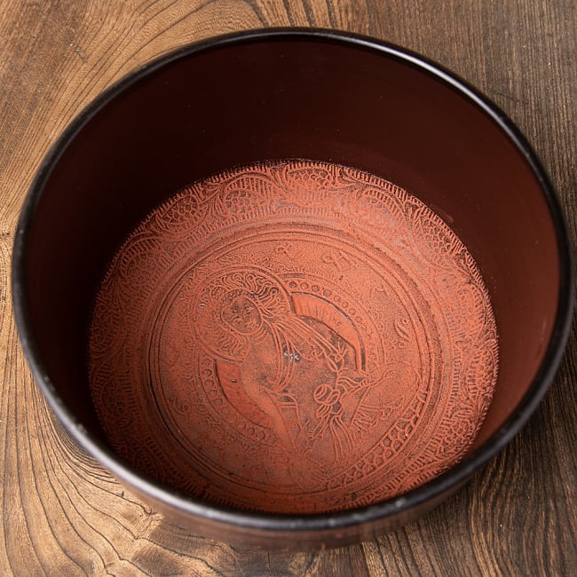 【一点物】ライトウェイトシンギングボウル - 直径：21cm キー：G# 4 - 内側の様子を見てみました。