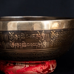 【一点物】チベタンアンティックシンギングボウル【音階:C#】 985g(スティック付属) - サブ2