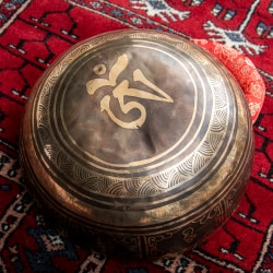 【一点物】チベタンアンティックシンギングボウル【音階:Ab】 1339g(スティック付属) - サブ4