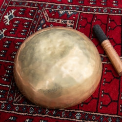 【一点物】アンティックシンギングボウル【音階:F#】 1523g(スティック付属) - サブ4