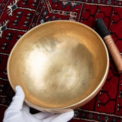 【一点物】アンティックシンギングボウル【音階:F#】 1523g(スティック付属) - サブ5