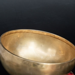 【一点物】アンティックシンギングボウル【音階:Ab】 1379g(スティック付属) - サブ2