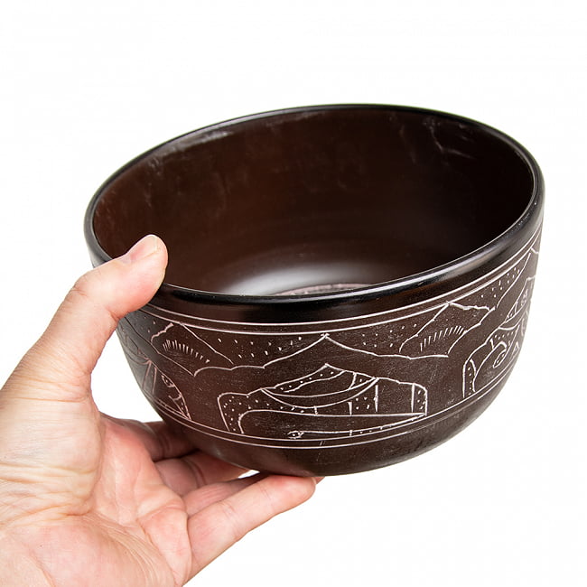 【一点物】ライトウェイトシンギングボウル - 音階：C# 直径18cm程度 6 - 手に取るとこれくらいの大きさです・